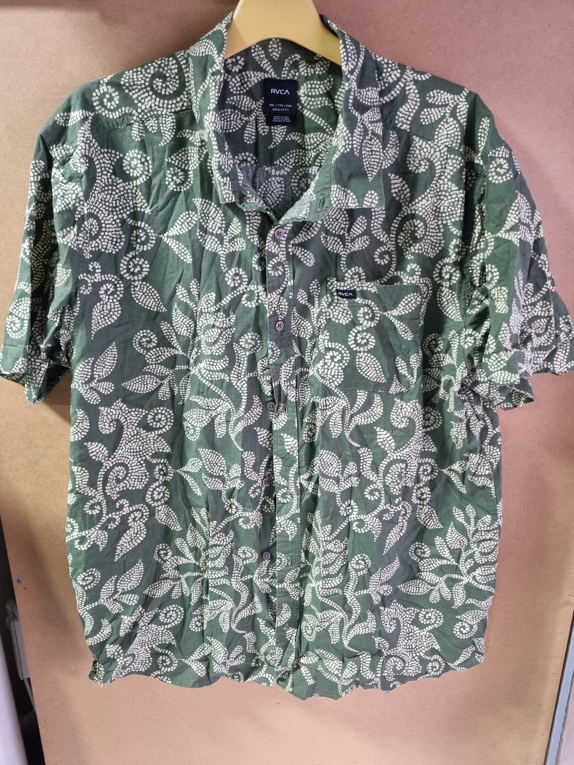 RVCA 루카 남성 반팔 셔츠 상품이미지1