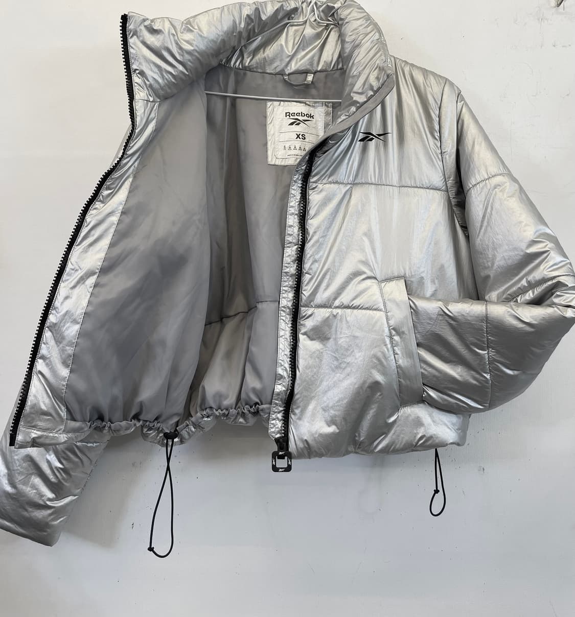 리복 실버패딩 숏패딩 푸퍼패딩:) 상품이미지3