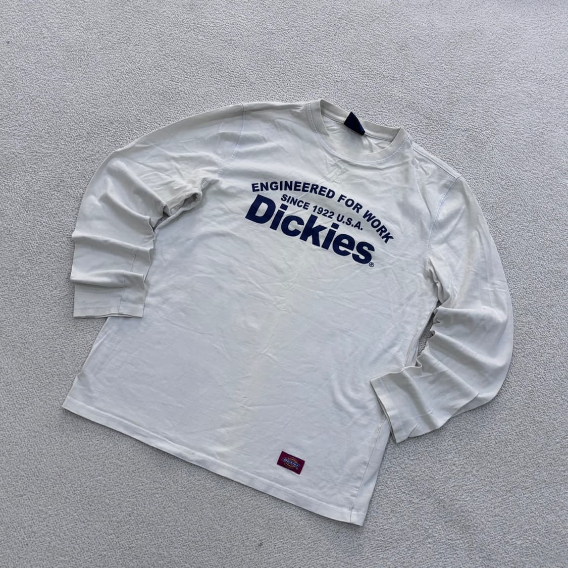 M 디키즈 긴팔 티셔츠 (오염확인) 0420E 상품이미지1