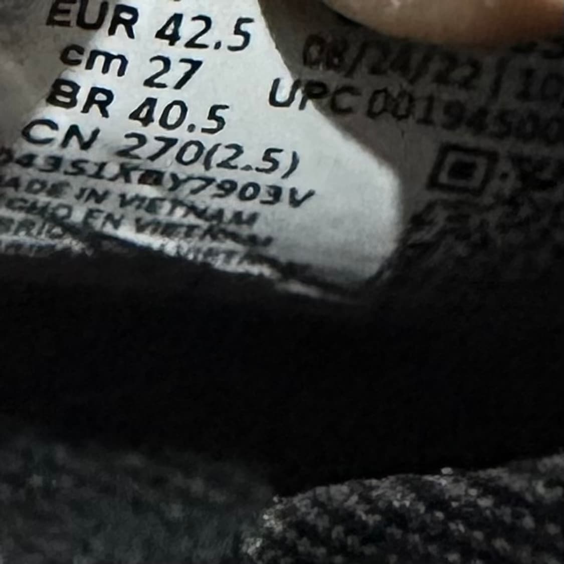 270) 나이키 운동화 남성 남자 신발 에어포스1 미드 올블랙 상품이미지9