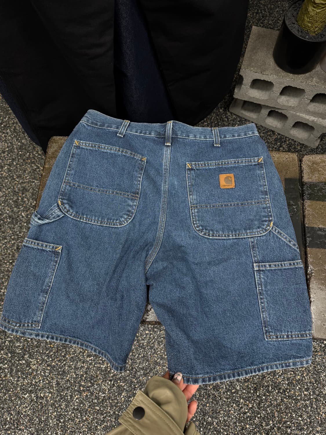 칼하트 카펜터 해머 루프 블루 루즈 데님 팬츠 32 사이즈 상품이미지2