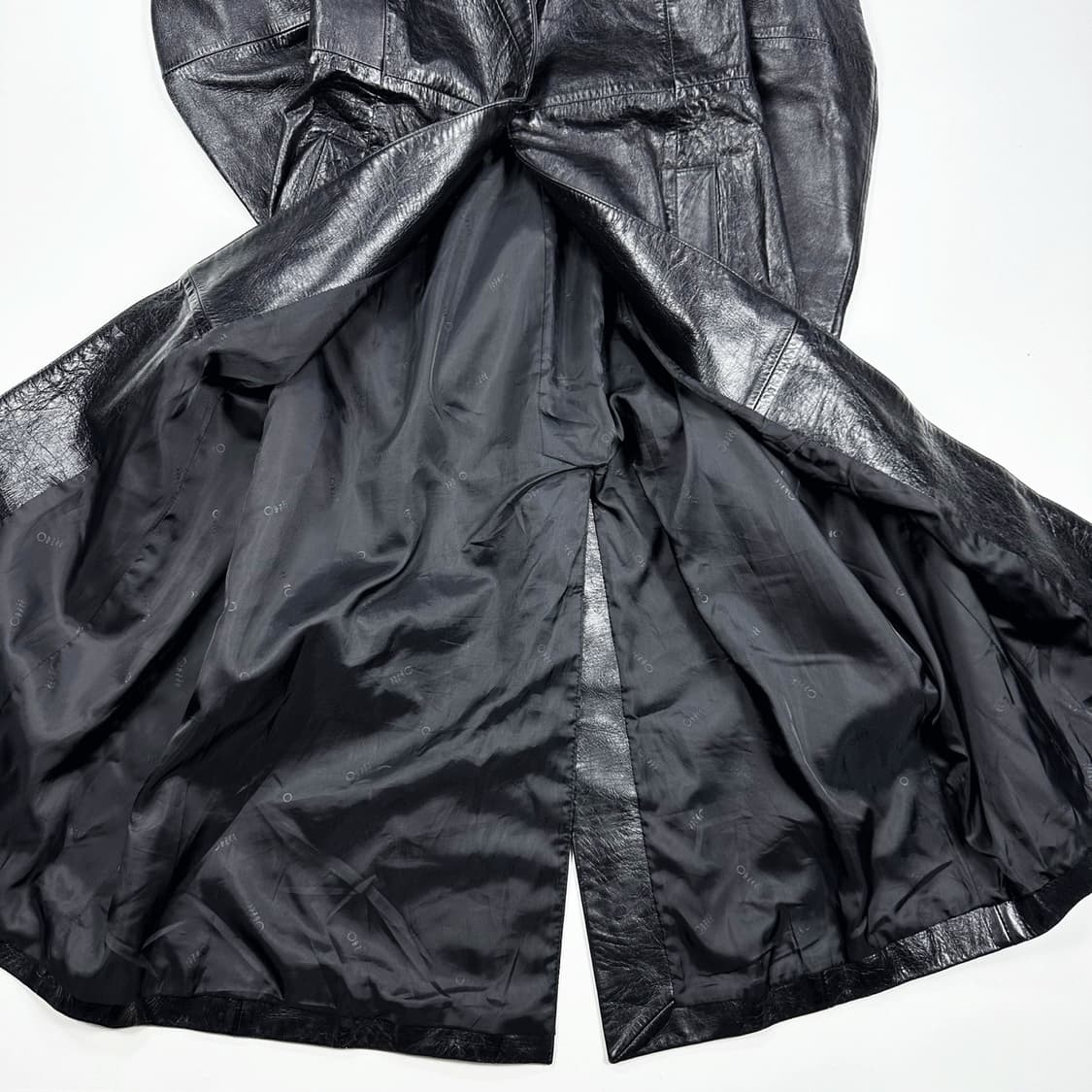 VTG 빈티지 양가죽 블랙 롱코트 자켓 (M 여성추천) 상품이미지5