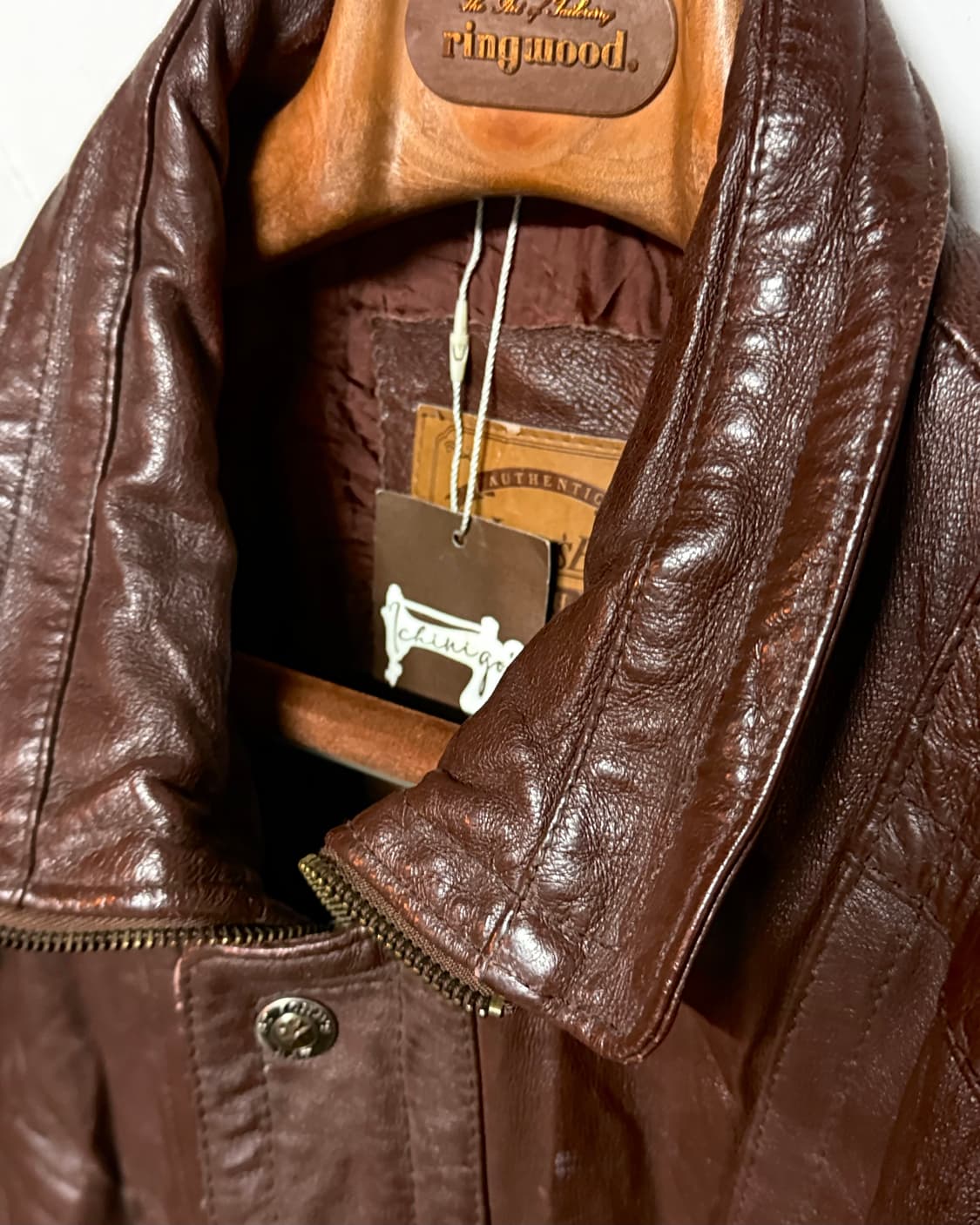 세인트 존스 베이 레더 봄버 자켓 L 상품이미지2