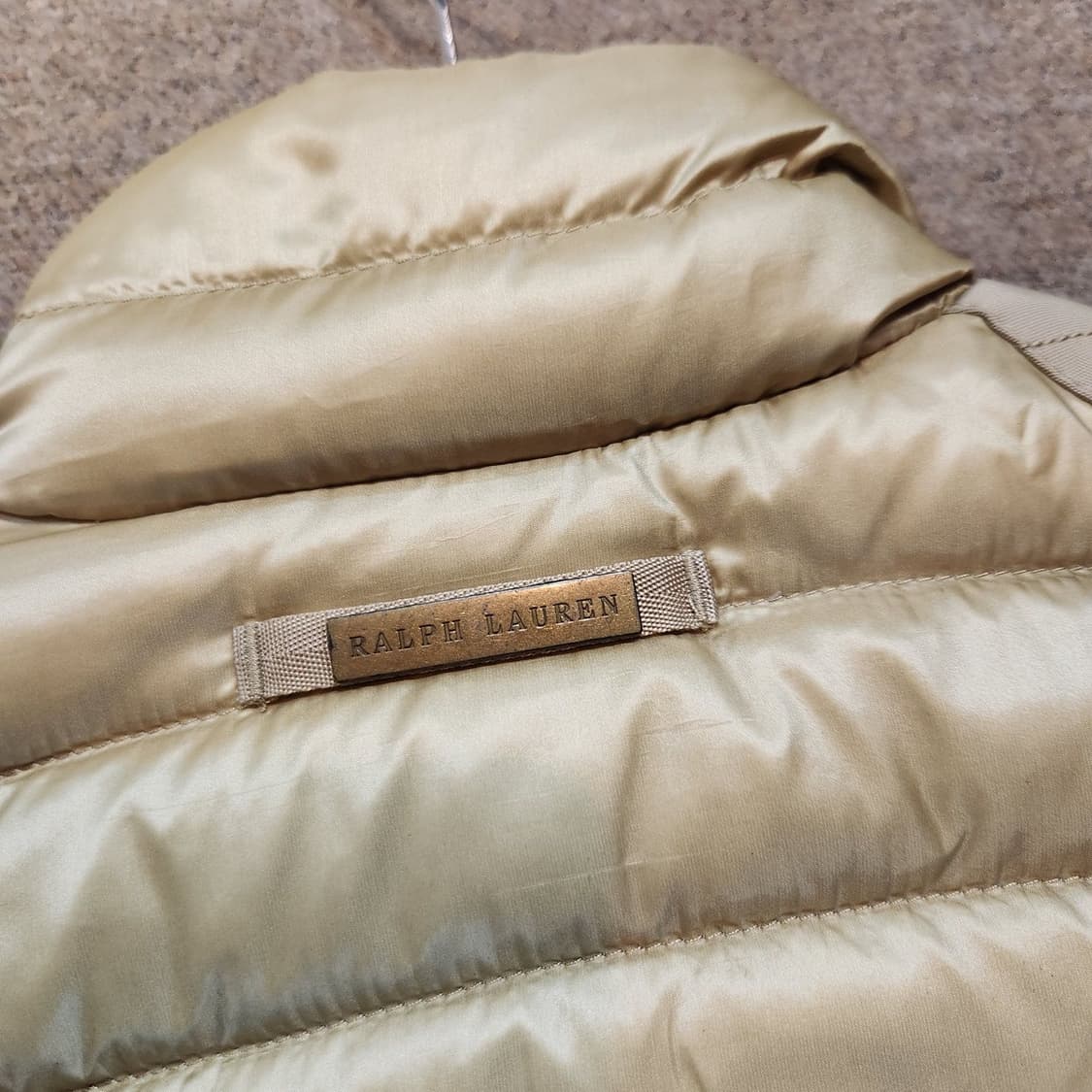 폴로랄프로렌 여성 덕다운 고햄글로스드 패딩 S 상품이미지6