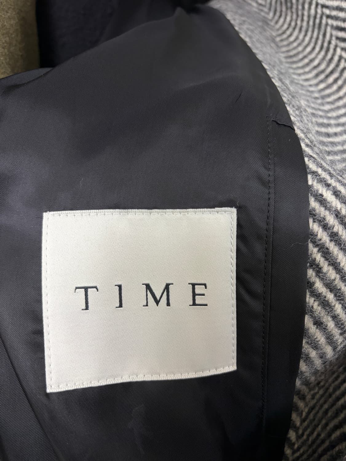 타임옴므/ 20주년 헤링본 발마칸 로브 코트/ 105 상품이미지4