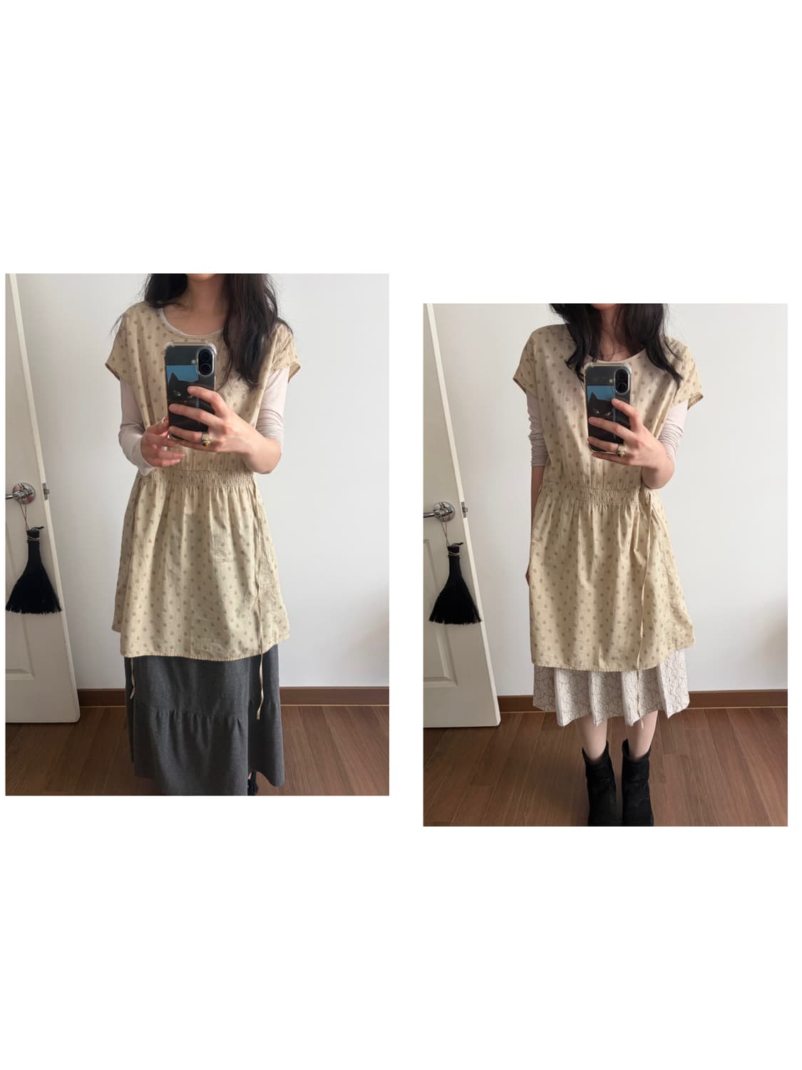 patterned dress 상품이미지2