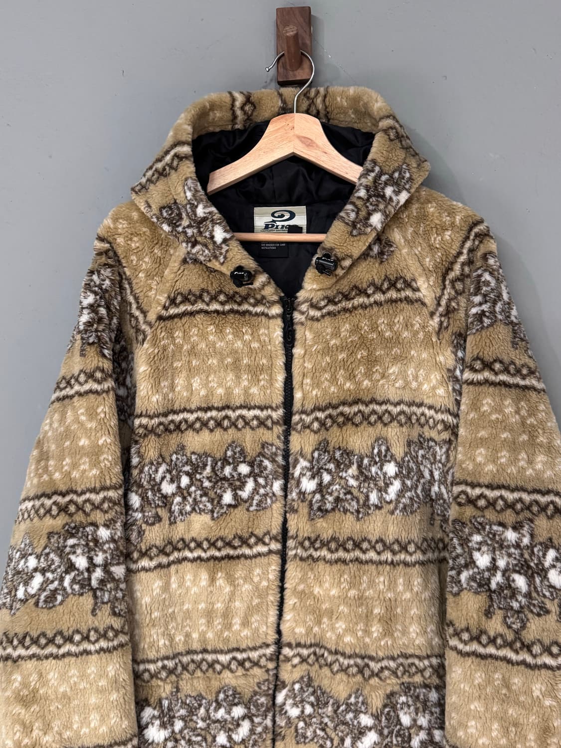 Piko 피코 패턴 플리스 후드집업  상품이미지2