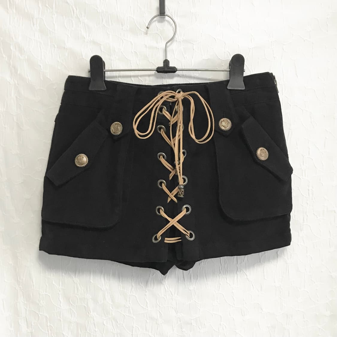 빈티지 egoist 에고이스트 갸루 금장 코르셋 스커트 팬츠 상품이미지1