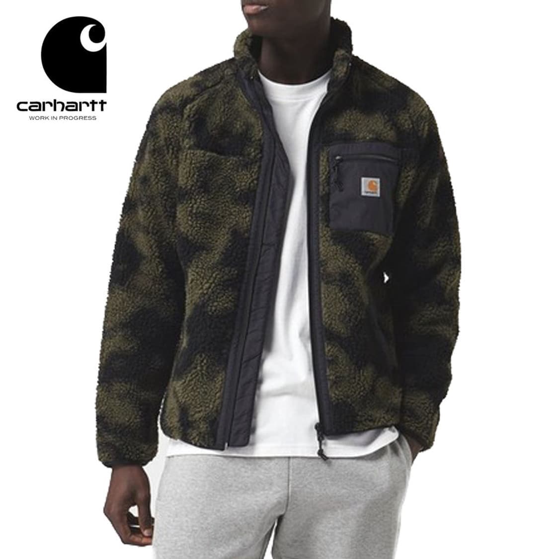 칼하트 WIP 카모 플리스 집업 상품이미지10