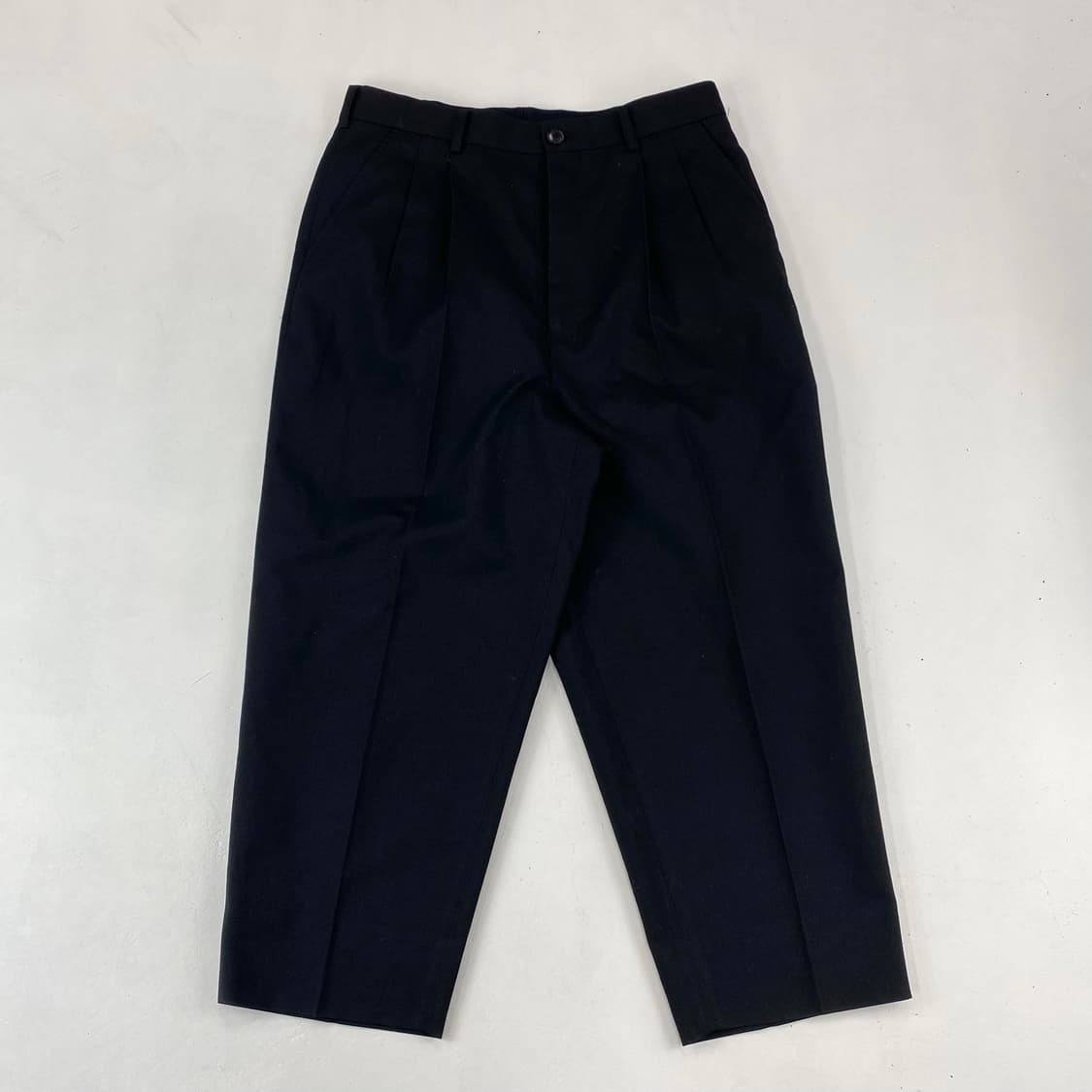 꼼데가르송 옴므 블랙 슬렉스 팬츠 (30) 상품이미지1