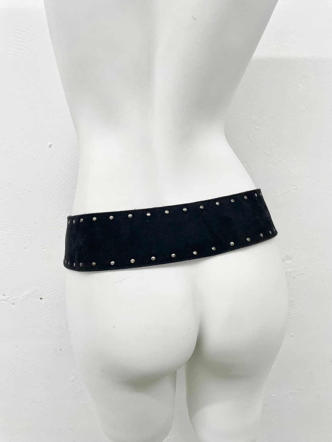 락시크 세무 스터드 와이드 벨트 상품이미지4