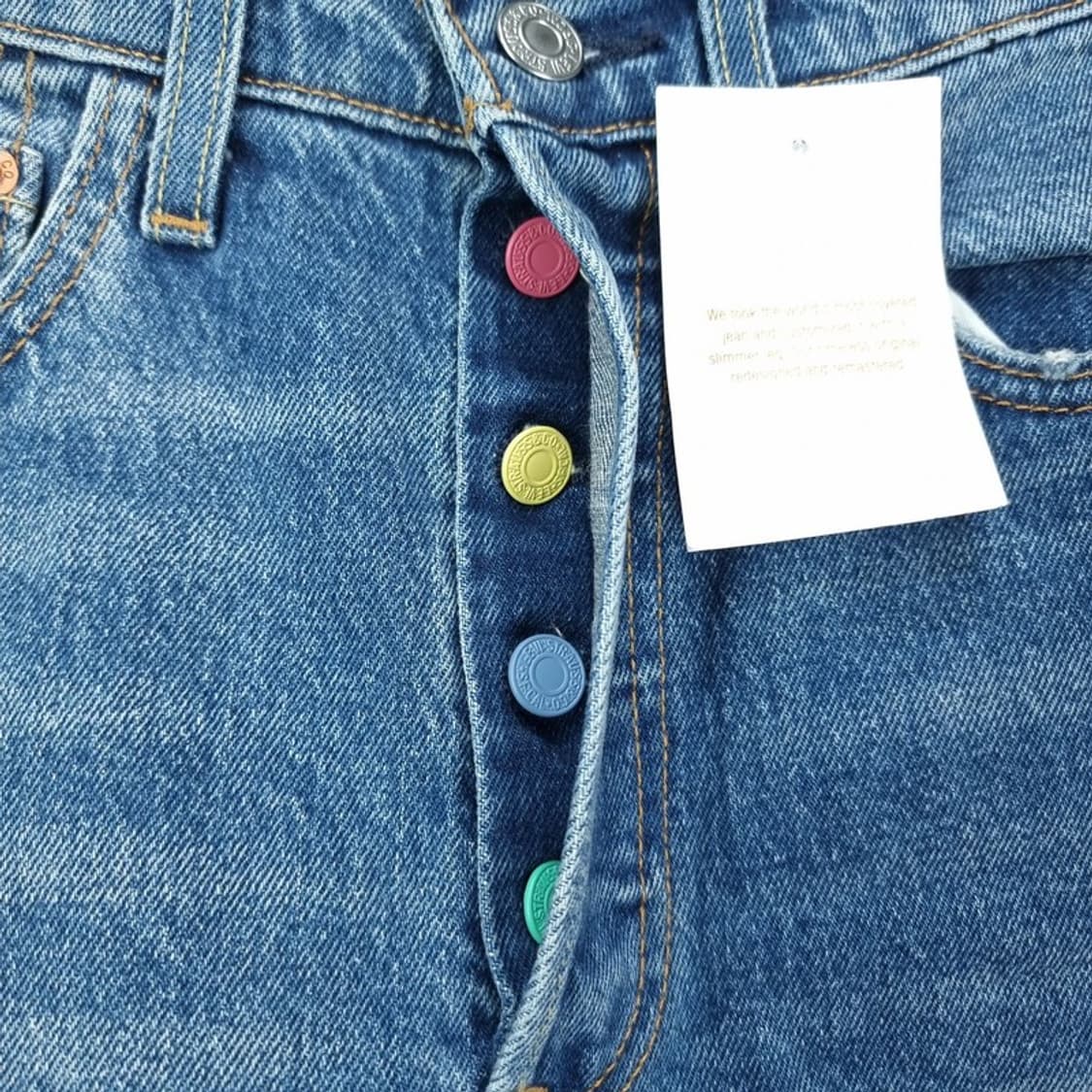 [리바이스 (새상품) 501 스림핏 데님 팬츠 청바지 M19490 상품이미지8