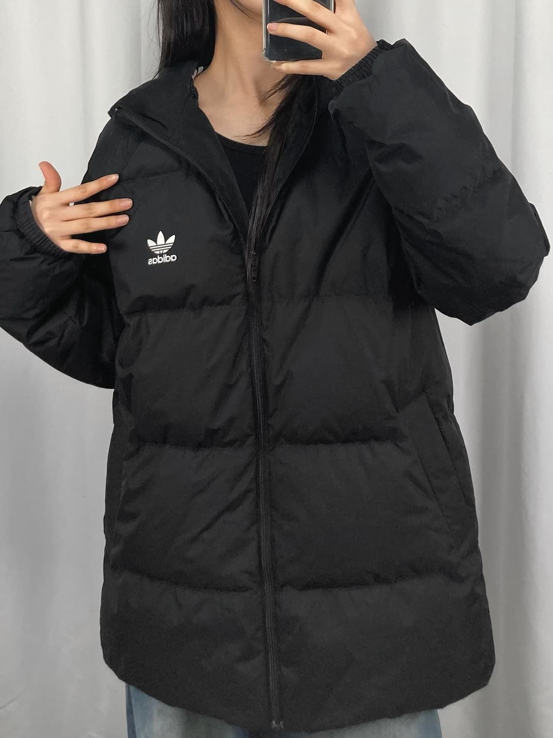 아디다스 리버시블 블랙 자켓 상품이미지4