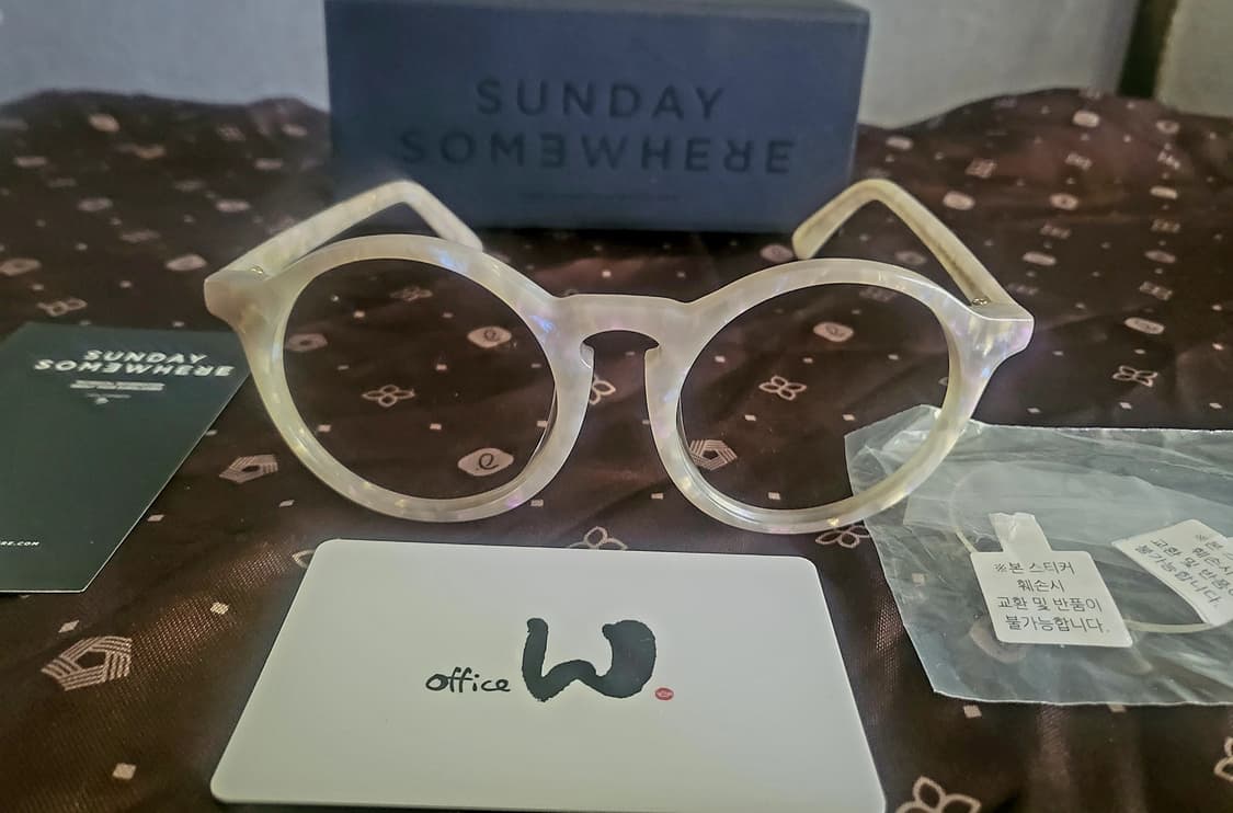 [미착용 새상품] *지드레곤 착용 선데이 섬웨어 안경* 상품이미지2