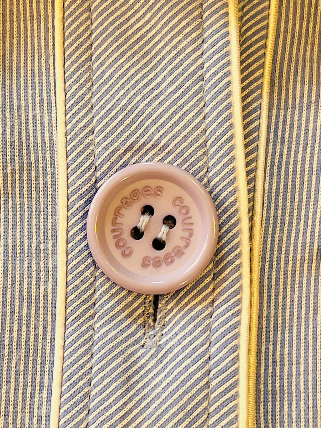 쿠레쥬 스트라이프 셔츠 원피스 상품이미지5