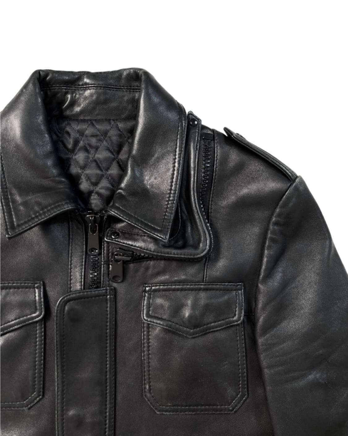 빈티지 양가죽 레더자켓 상품이미지2