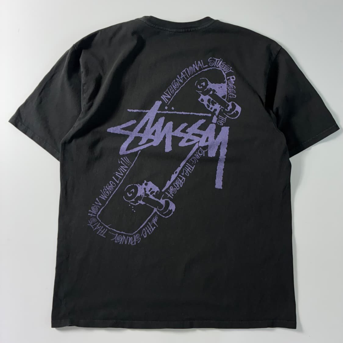 Stussy  스투시 스케이트 파시 피그먼트 다이드 반팔티  상품이미지2