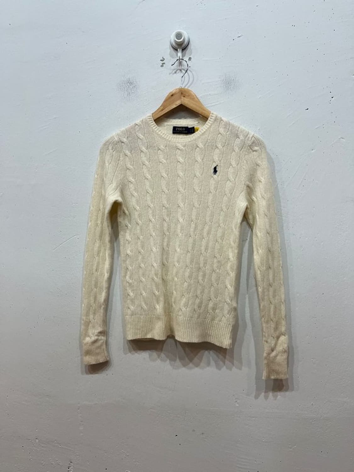폴로랄프로렌 여성 울 캐시미어 케이블 니트 우먼즈 S 상품이미지1
