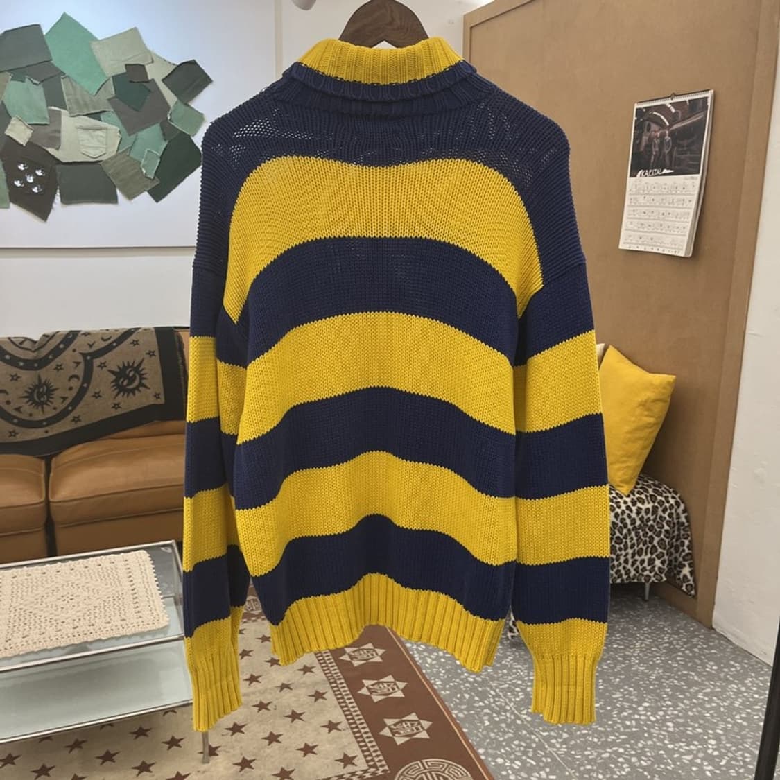 폴로 랄프로렌 레트로 80's 에스에치 머스타드 니트 100 C10337 상품이미지4