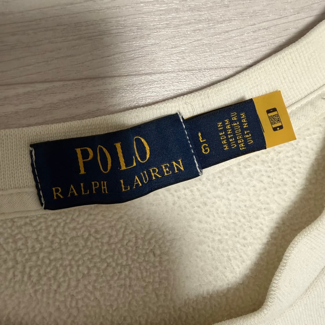 [L] 폴로 맨투맨 화이트 상품이미지2