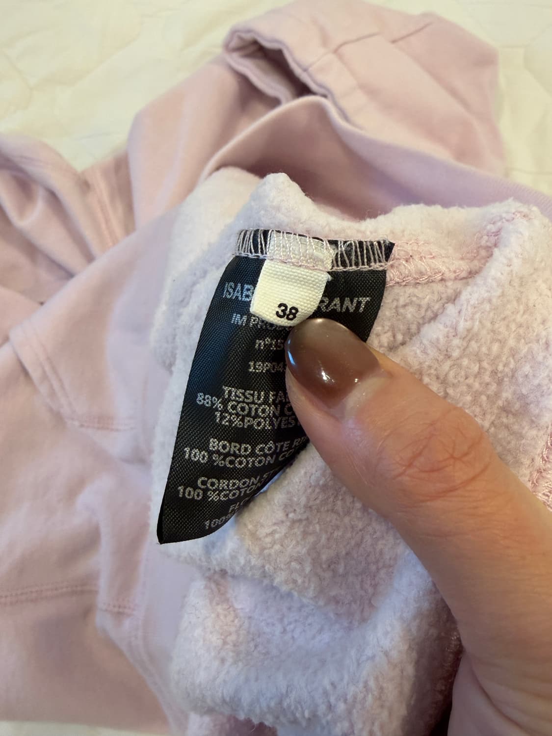 이자벨마랑 라벤터핑크 기모 후드 (38) 상품이미지6