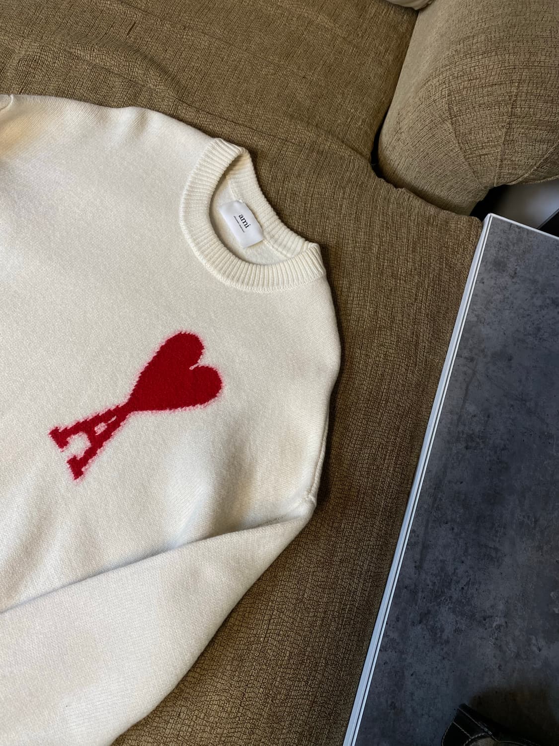 아미 메리노울 드 꾀흐 스웨터 (100사이즈) 상품이미지5