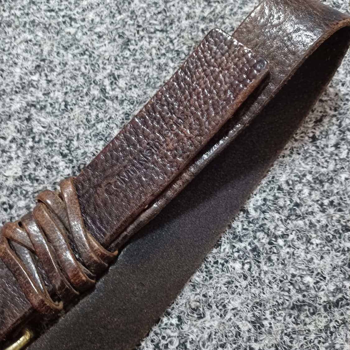 vintage leather belt ck 상품이미지5