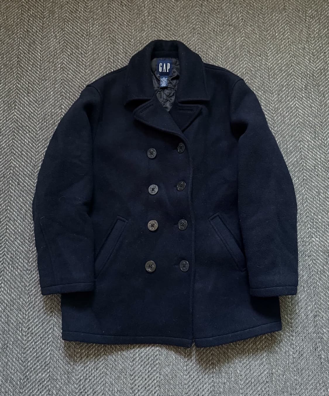 90s 올드 갭 울 피코트 상품이미지1