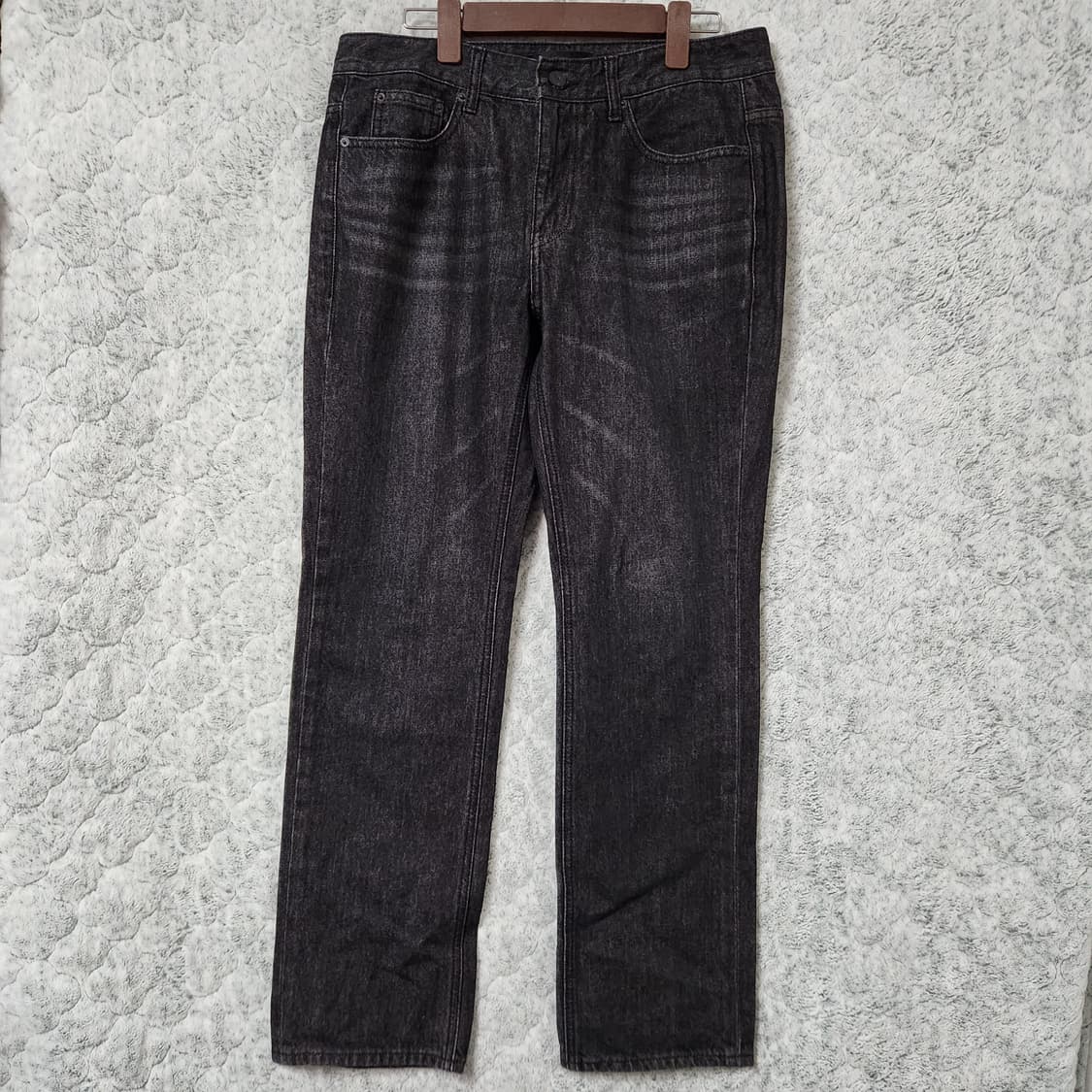 H896 [48] 페이탈리즘 블랙 데님 청바지 상품이미지1