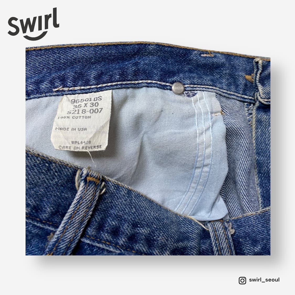 🌊90s us made wrangler denim jeans 상품이미지6