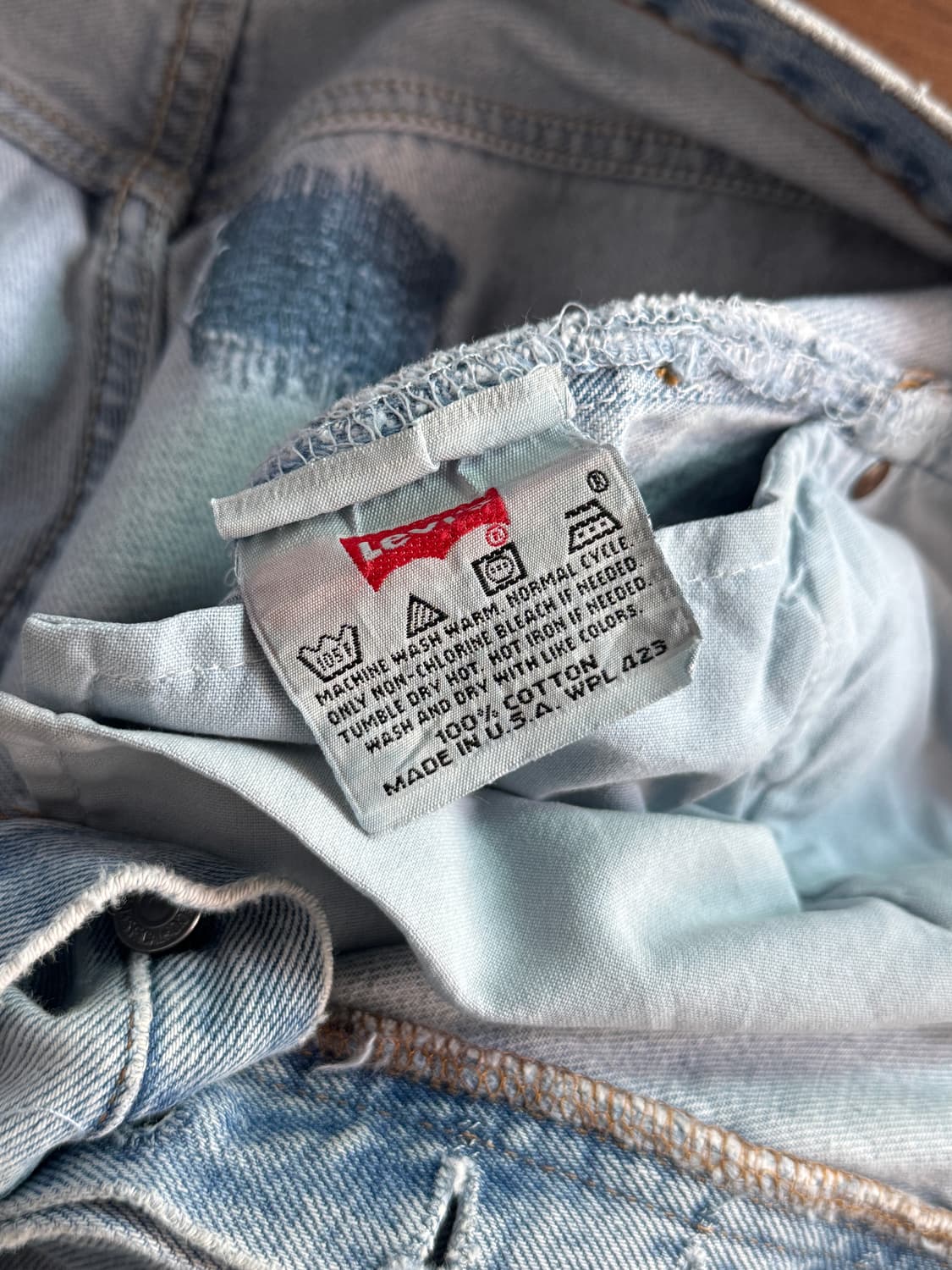 [35]90's 리바이스 Made in USA 501 데님 팬츠 상품이미지6