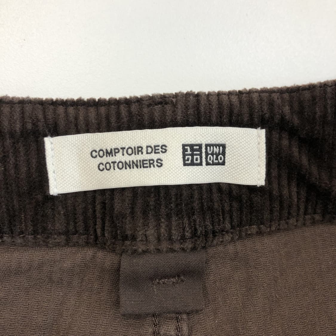 유니클로 꼼뜨와 데 꼬또니에 와이드 코듀로이팬츠 27 인치 상품이미지4