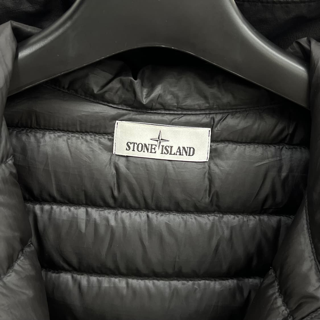 스톤아일랜드 바이오 립스탑 경량패딩 L 블랙 상품이미지4