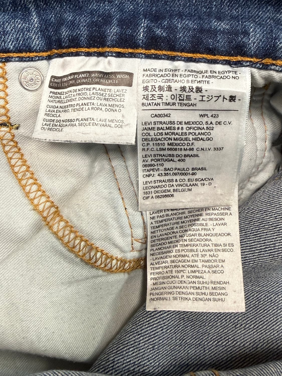 리바이스 513 슬림스트레이트 데님팬츠 32x32  상품이미지4