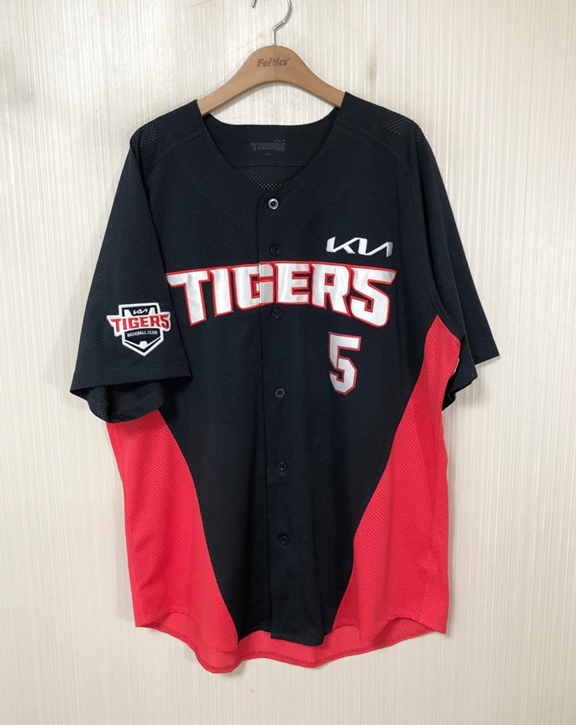 KBO 라커디움 기아타이거즈 22시즌 원정유니폼/져지 120 #5 김도영 상품이미지1