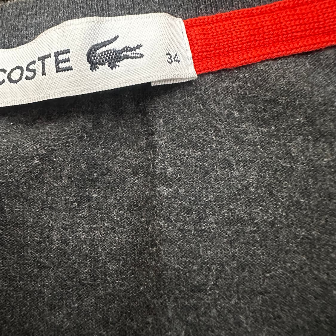 라코스테 여성 반팔티셔츠 차콜 90사이즈 상품이미지3