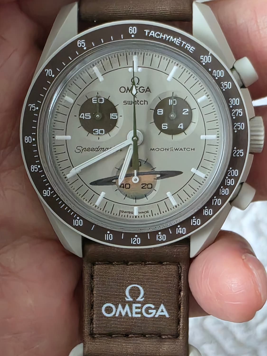 오메가 X 스와치 문워치 미션 투 문 토성시계 (풀박스)  상품이미지2