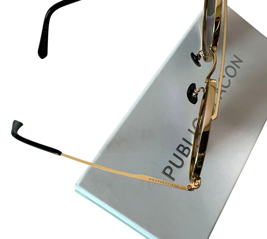 퍼블릭비컨PUBLIC BEACON 금장 라운드 선글라스 상품이미지3