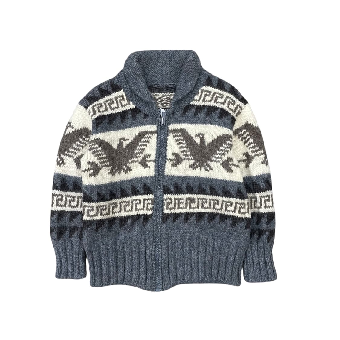 빈티지 코위찬 니트 집업 상품이미지1