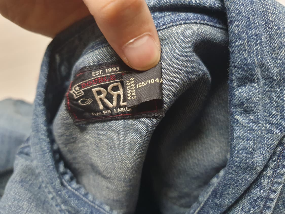 [XL] RRL 데님 버팔로 웨스턴셔츠 상품이미지6