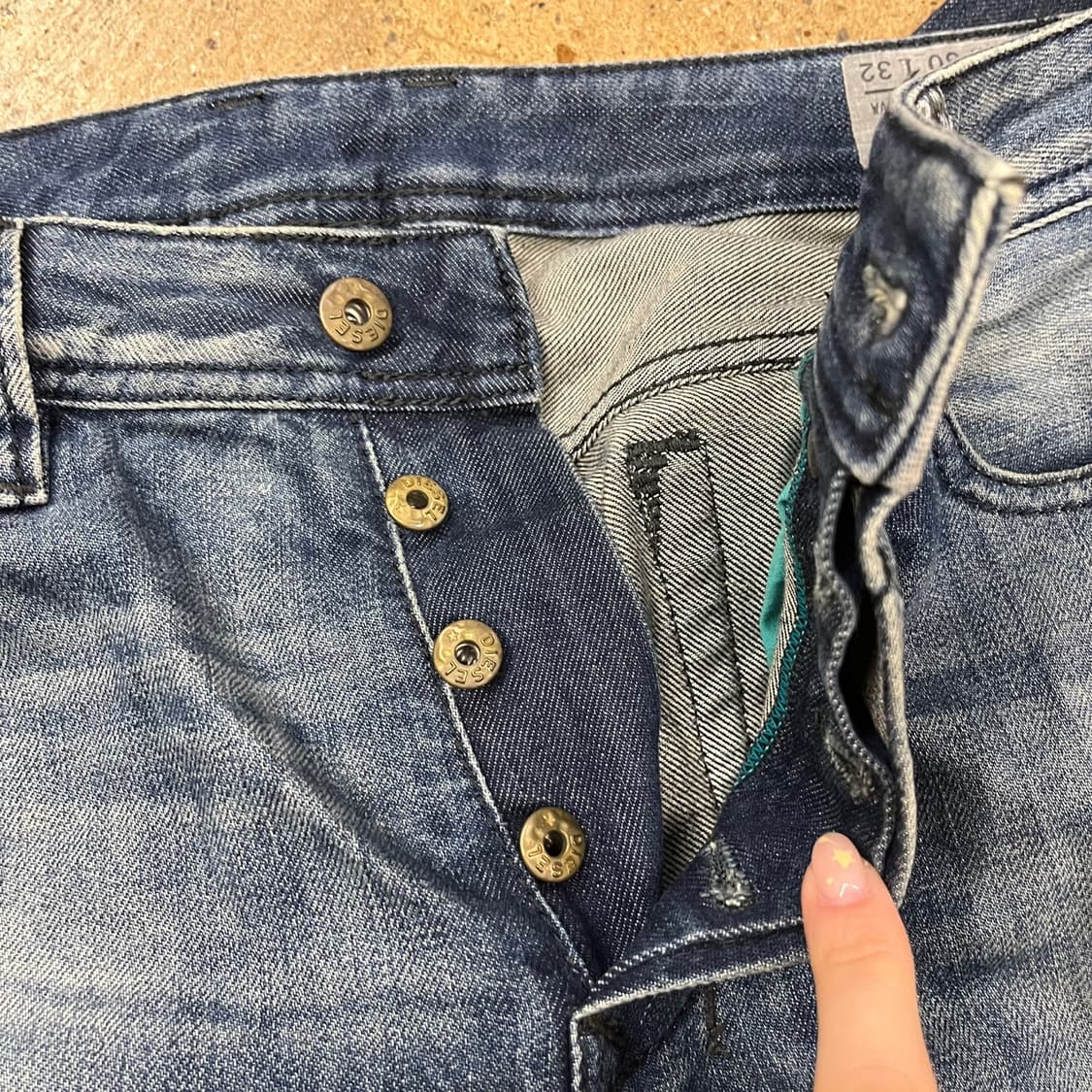 [정품/30] 디젤 청바지 데님 워싱진 b16 상품이미지7