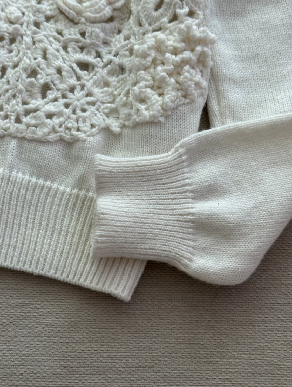 [S] 꼼데가르송 걸 크로쉐 가디건 상품이미지5