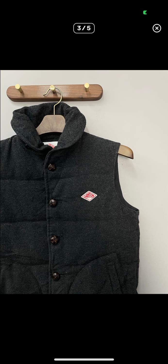 단톤 X 빔즈 울 다운 베스트 A3357 상품이미지3