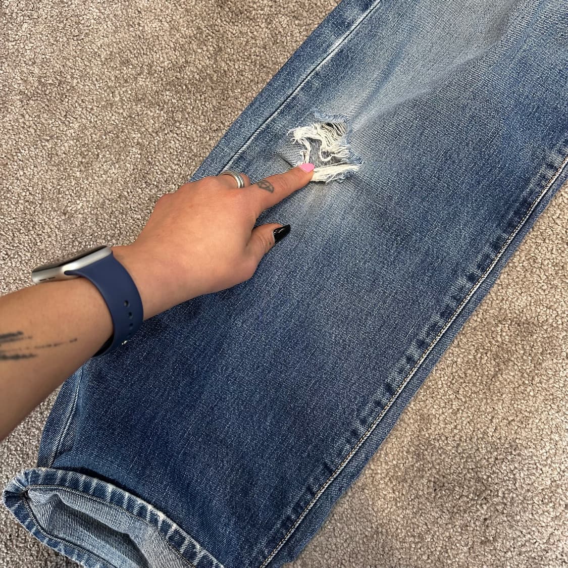 에드윈505 505X 셀비지 데님 팬츠(30) 상품이미지3