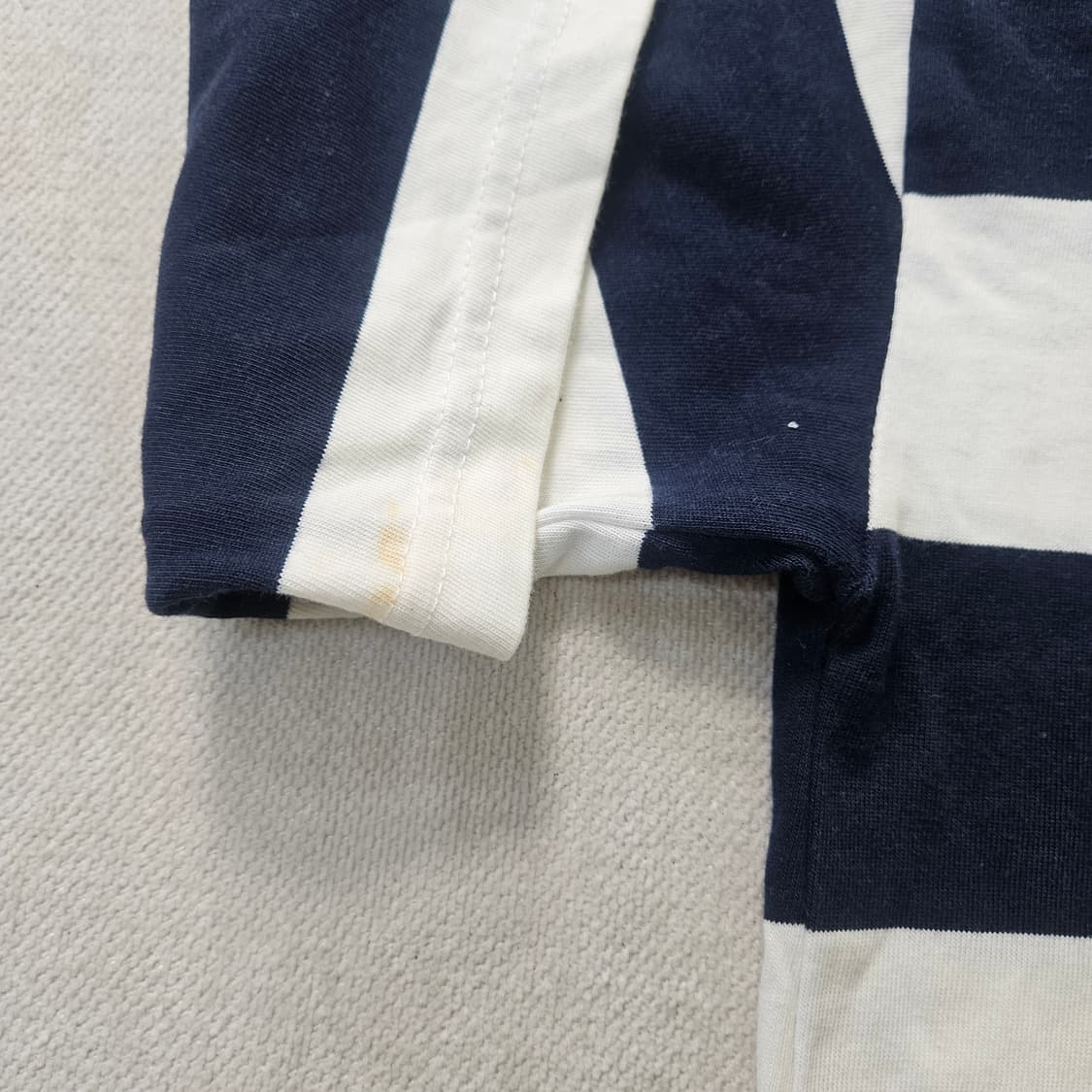 S 버커루 스트라이프 반팔티 (얼룩)0406Y 상품이미지6