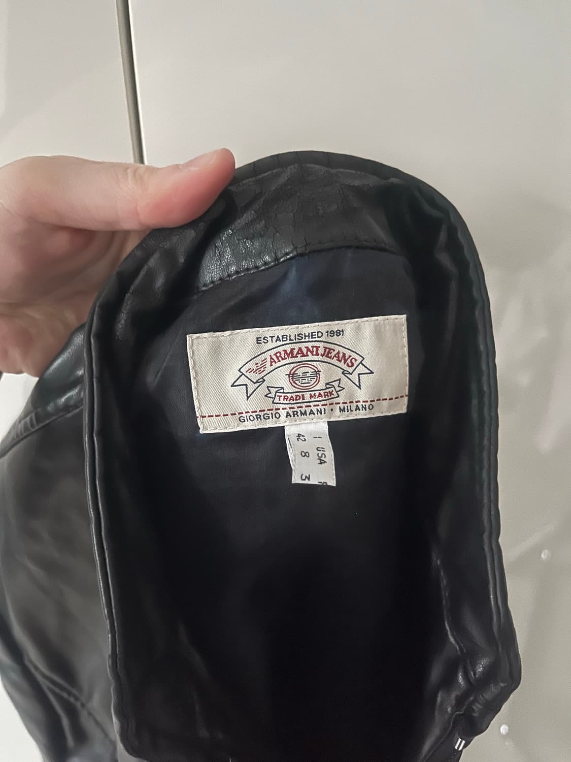 Armani Jeans 여성 레더 자켓 상품이미지4