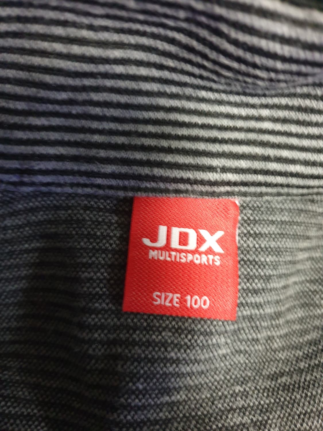 (단종매물) JDX 멀티스포츠 스트라이프배색 하프집업 (100) 상품이미지5