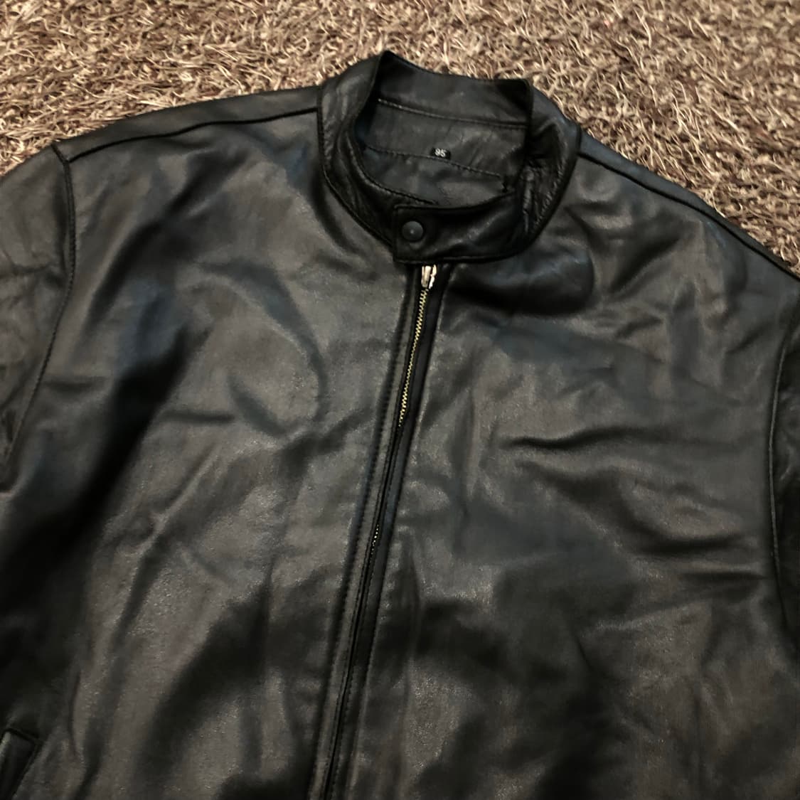 빈티지 양가죽 바이커 레더 가죽 자켓 상품이미지2