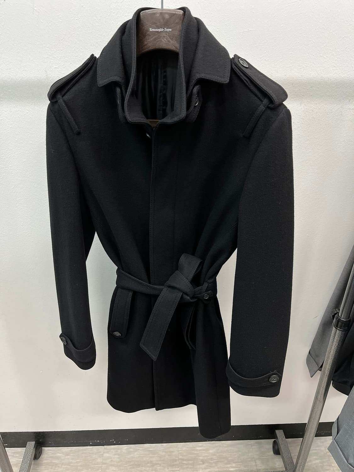 95) 솔리드옴므 벨티드 울코트  상품이미지3