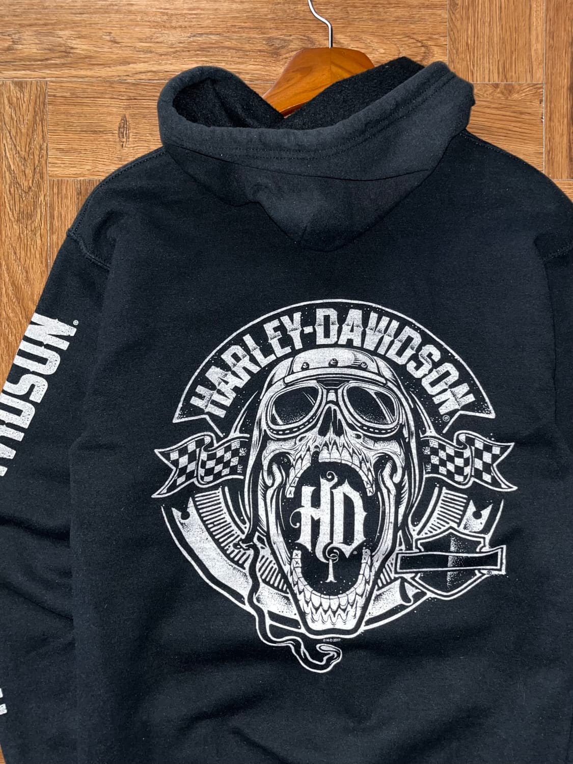 할리데이비슨 코리아 프린팅 후드집업 상품이미지6